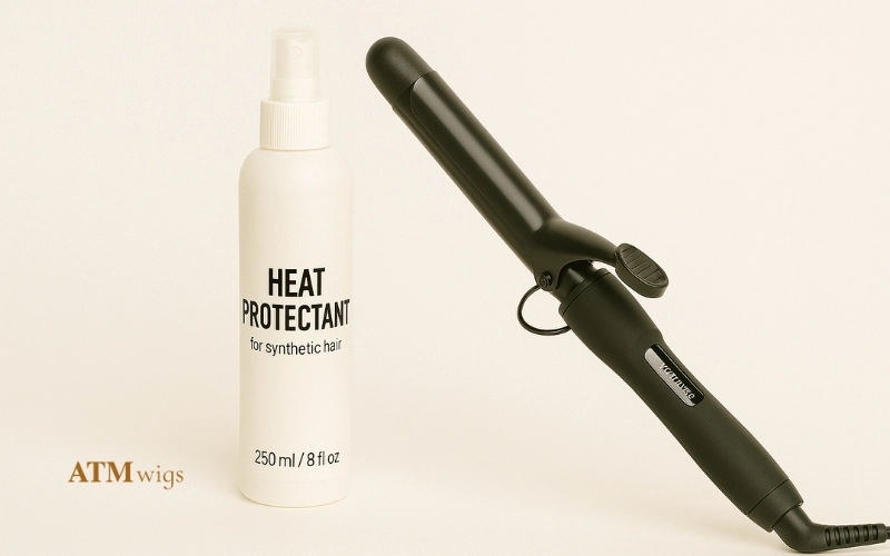 Heat protectant for heat-friendly synthetic wig Heat protectant for heat-friendly synthetic wig