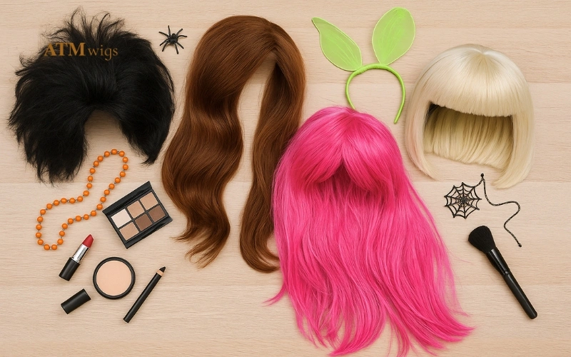 Wig selection for different Halloween looks Wig selection for different Halloween looks