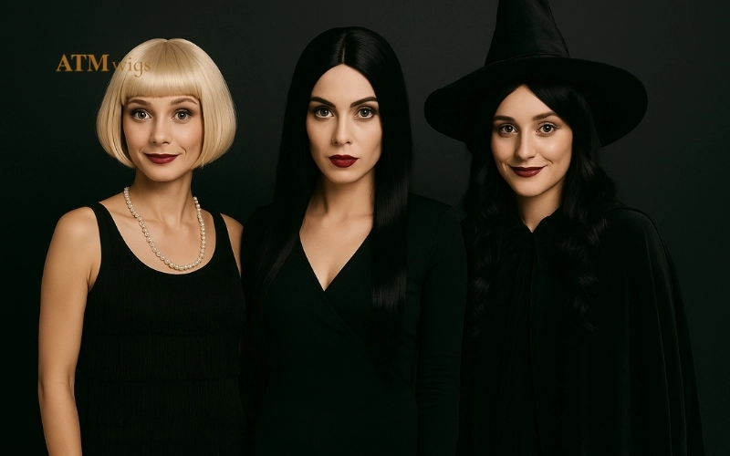 Classic Halloween wig styles Classic Halloween wig styles