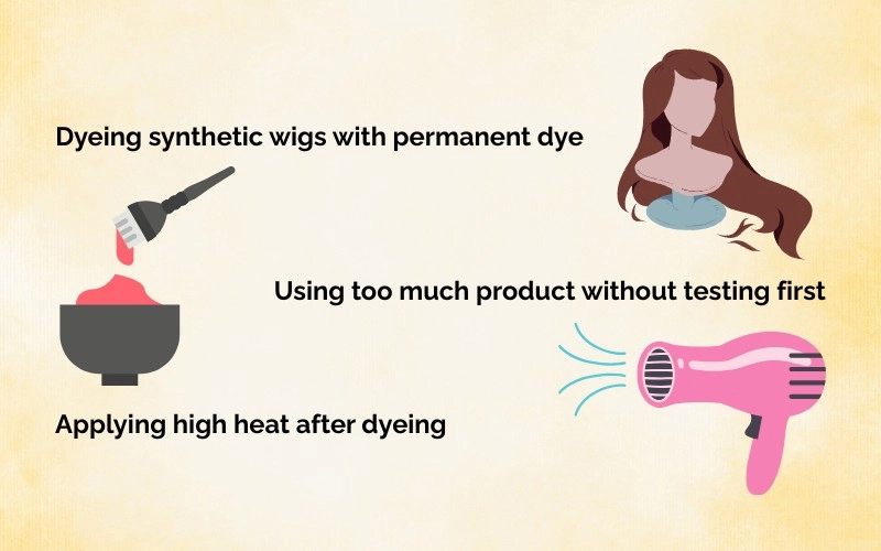 Common Mistakes to Avoid When Dyeing a Wig Common Mistakes to Avoid When Dyeing a Wig