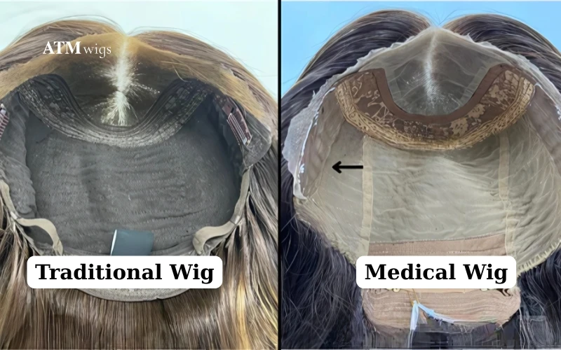 Traditional Wig vs. Medical Wig Traditional Wig vs. Medical Wig