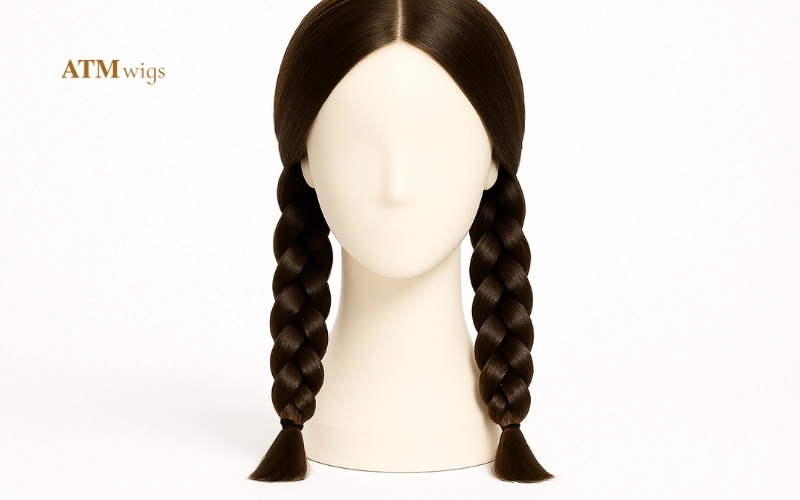 Braided wig for heatless beach waves Braided wig for heatless beach waves