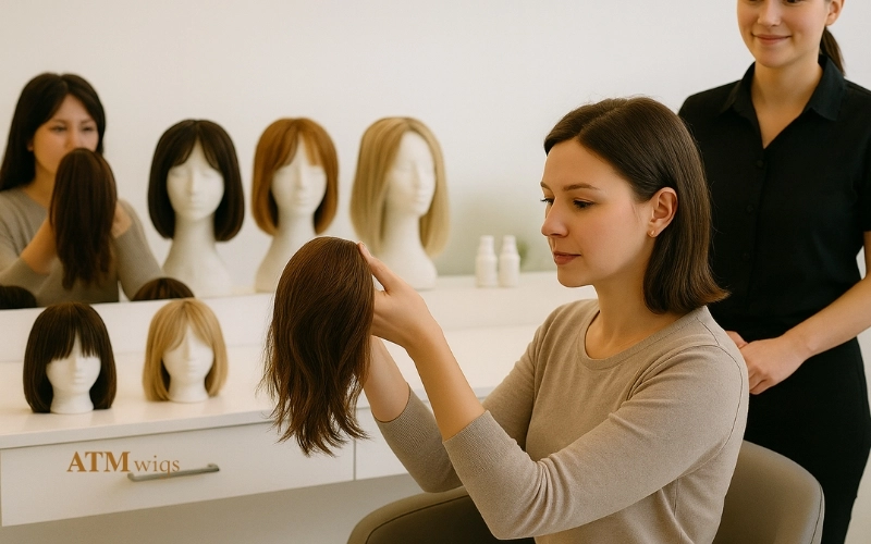 Buying a wig from a trusted store Buying a wig from a trusted store