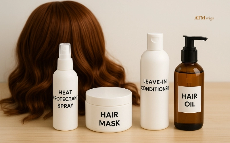 Wig aftercare products for post-heat styling Wig aftercare products for post-heat styling