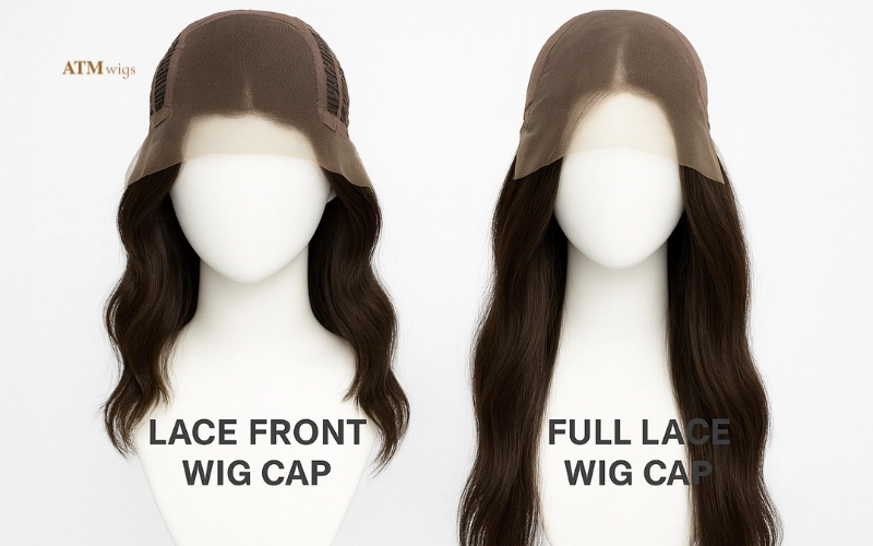 Lace front vs full lace wig cap comparison Lace front vs full lace wig cap comparison