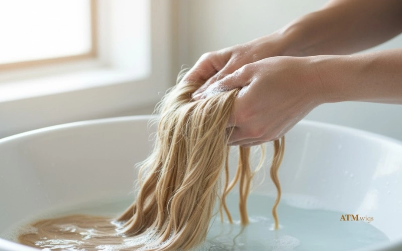 Wash honey blonde human hair wigs Wash honey blonde human hair wigs