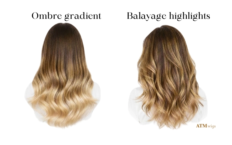Difference between ombre and balayage color techniques Difference between ombre and balayage color techniques