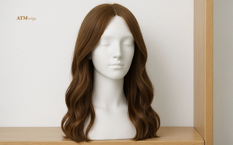 Poper wig storage on a mannequin head Poper wig storage on a mannequin head