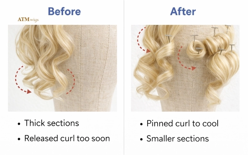 Why a synthetic wig won't hold a curl troubleshooting Why a synthetic wig won't hold a curl troubleshooting