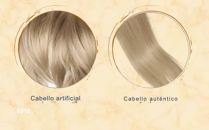 Cabello sintético vs cabello humano Cabello sintético vs cabello humano