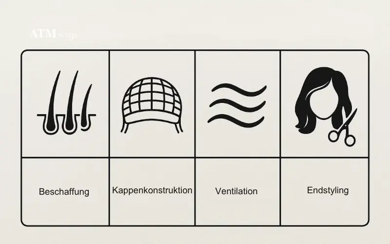 Jede Phase — von der Beschaffung bis zum finalen Styling — definiert überlegene Perückenqualität. Jede Phase — von der Beschaffung bis zum finalen Styling — definiert überlegene Perückenqualität.