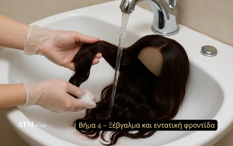 Ξέβγαλμα και βαθιά περιποίηση (deep condition) Ξέβγαλμα και βαθιά περιποίηση (deep condition)