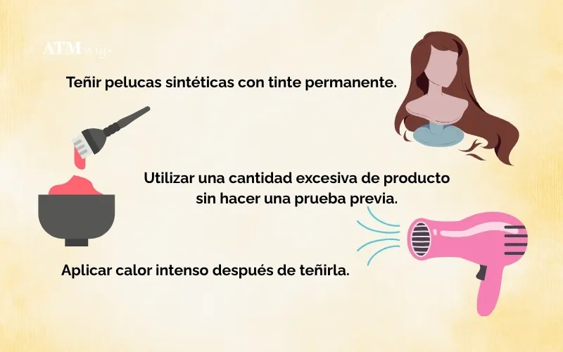 Errores comunes que debes evitar al teñir una peluca Errores comunes que debes evitar al teñir una peluca