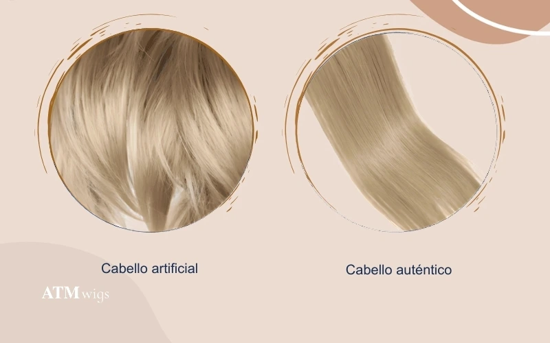 Cabello sintético vs cabello humano Cabello sintético vs cabello humano