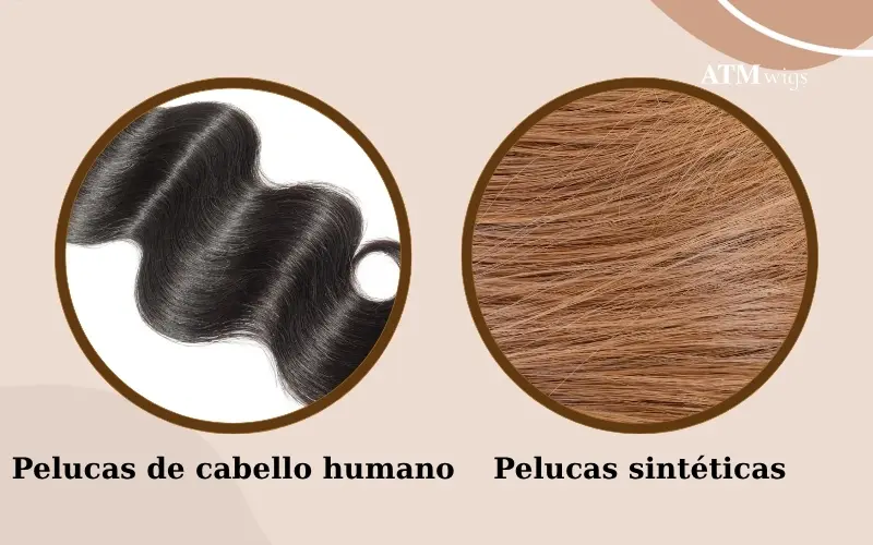 Pelucas sintéticas vs pelucas de cabello humano Pelucas sintéticas vs pelucas de cabello humano