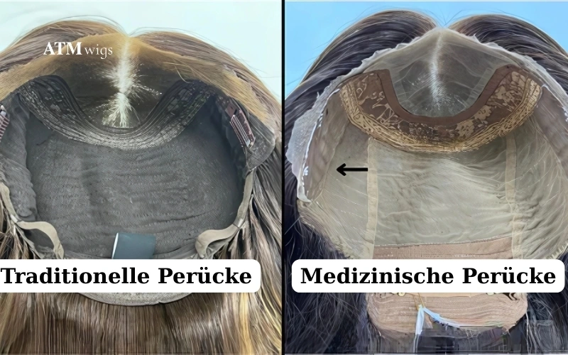 Klassische Perücke vs medizinische Perücke Klassische Perücke vs medizinische Perücke