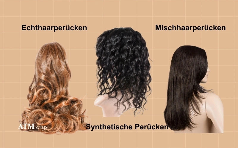 Echthaar-, Synthetik- und Mischfaser-Perücken bei medizinischem Haarausfall Echthaar-, Synthetik- und Mischfaser-Perücken bei medizinischem Haarausfall