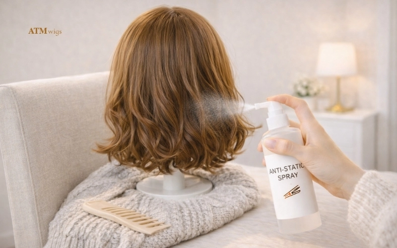 Anti static spray synthetic wig nape friction clothing Anti static spray synthetic wig nape friction clothing