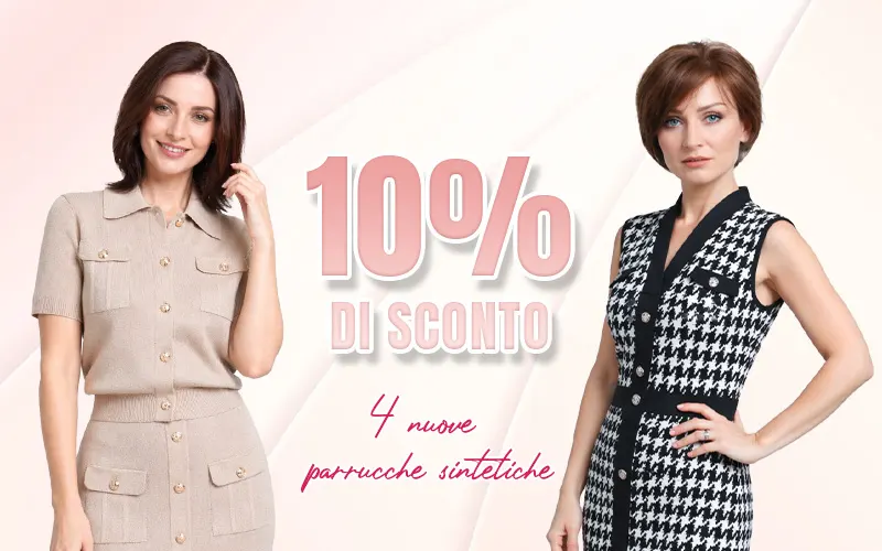 4 new synthetic wigs at ATM Wigs 4 nuove parrucche sintetiche
