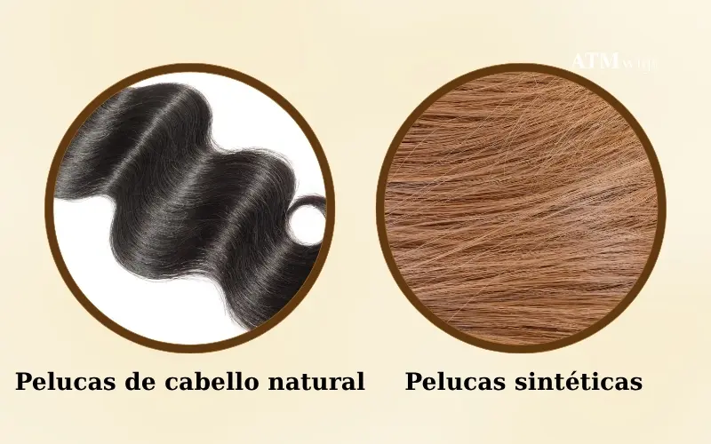 Comparación entre pelucas de cabello humano y pelucas sintéticas Comparación entre pelucas de cabello humano y pelucas sintéticas
