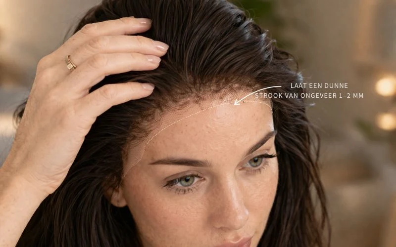 Hoeveel lace je moet laten zitten bij een lace front pruik Hoeveel lace je moet laten zitten bij een lace front pruik