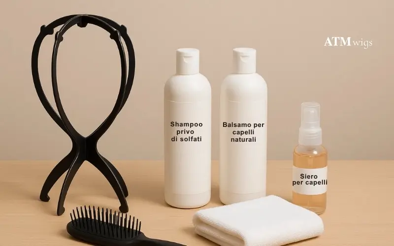Prodotti delicati e senza solfati pensati per la cura della parrucca Prodotti delicati e senza solfati pensati per la cura della parrucca