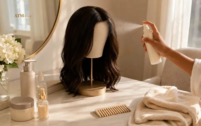Gentle care routine to extend the life of a monofilament wig Gentle care routine to extend the life of a monofilament wig
