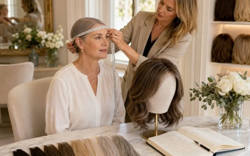 Choisir la meilleure perruque monofilament selon la taille du bonnet, la densité et la couleur Choisir la meilleure perruque monofilament selon la taille du bonnet, la densité et la couleur