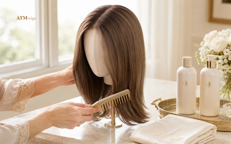 Care tips for maintaining a silk top wig after purchase Care tips for maintaining a silk top wig after purchase