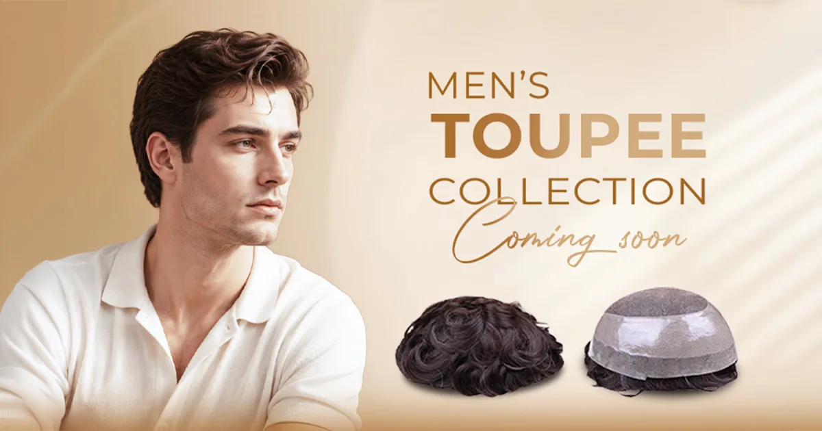 New men's toupees collection