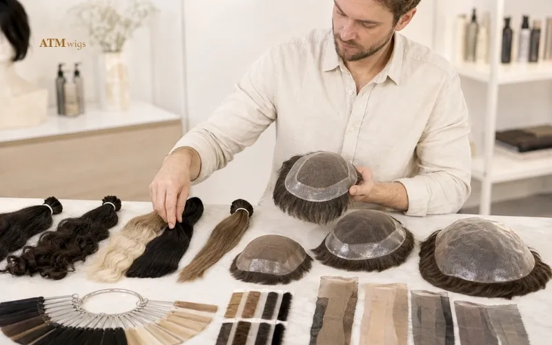 Toupee price factors including hair quality base construction density and size Toupee price factors including hair quality base construction density and size