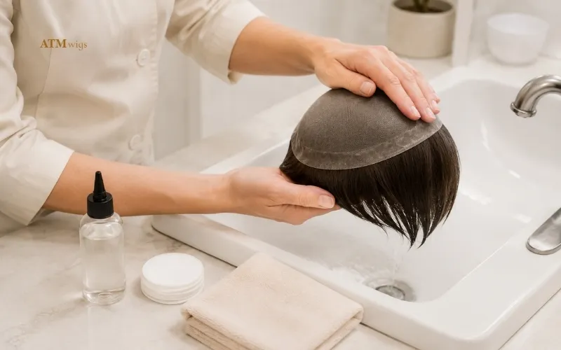 Nettoyage étape par étape d’un toupee avec lavage doux et maintien de la base Nettoyage étape par étape d’un toupee avec lavage doux et maintien de la base