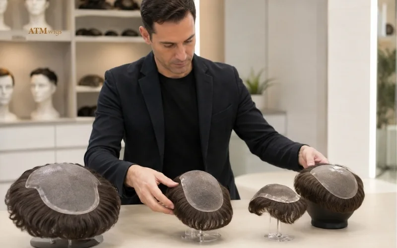 Diferentes sistemas capilares parciales, incluidos toupees y men’s hair systems Diferentes sistemas capilares parciales, incluidos toupees y men’s hair systems