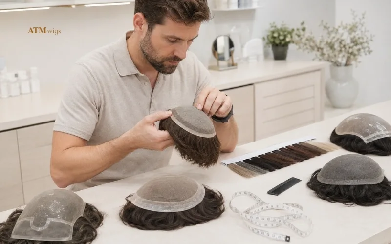 Cómo se fija y se integra un toupee con el cabello natural Cómo se fija y se integra un toupee con el cabello natural