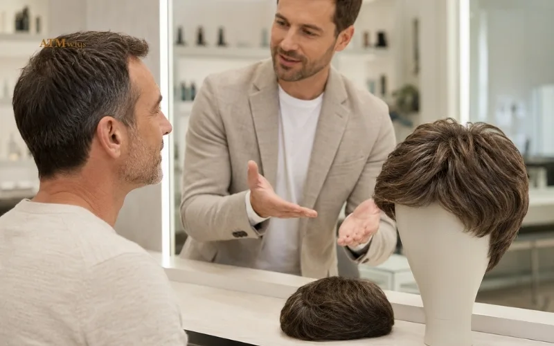 Elección de un toupee según tamaño de base, color, densidad, textura y dirección del cabello Elección de un toupee según tamaño de base, color, densidad, textura y dirección del cabello