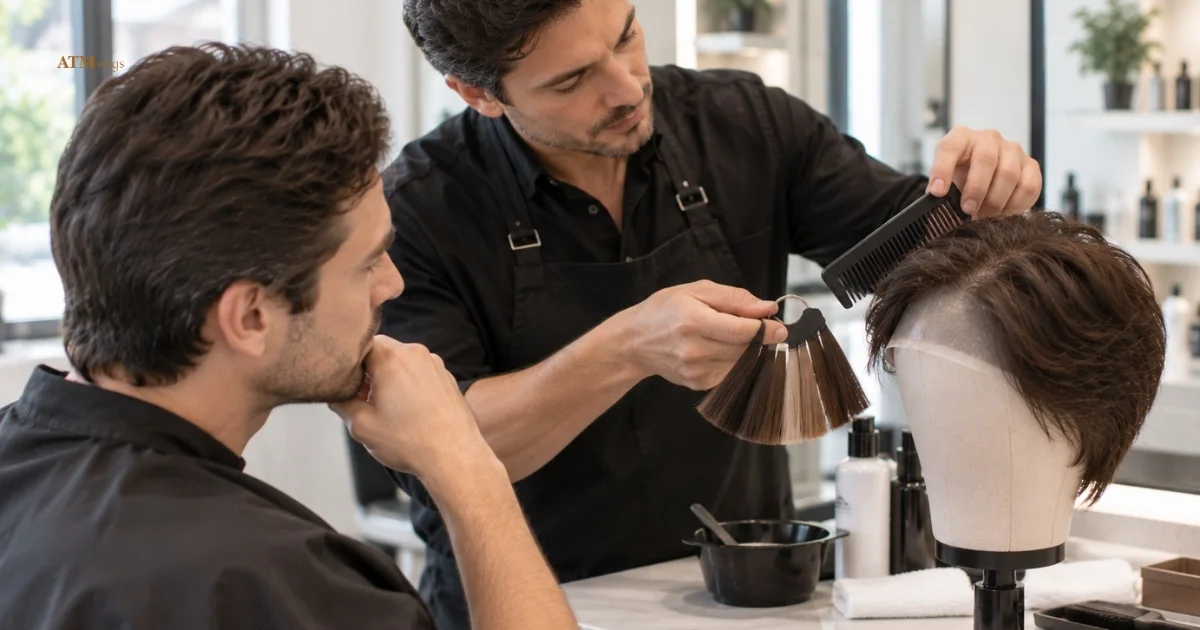 How to dye a toupee