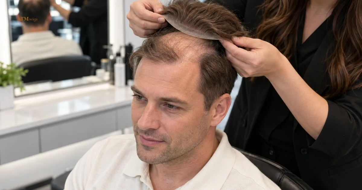 How to attach a toupee